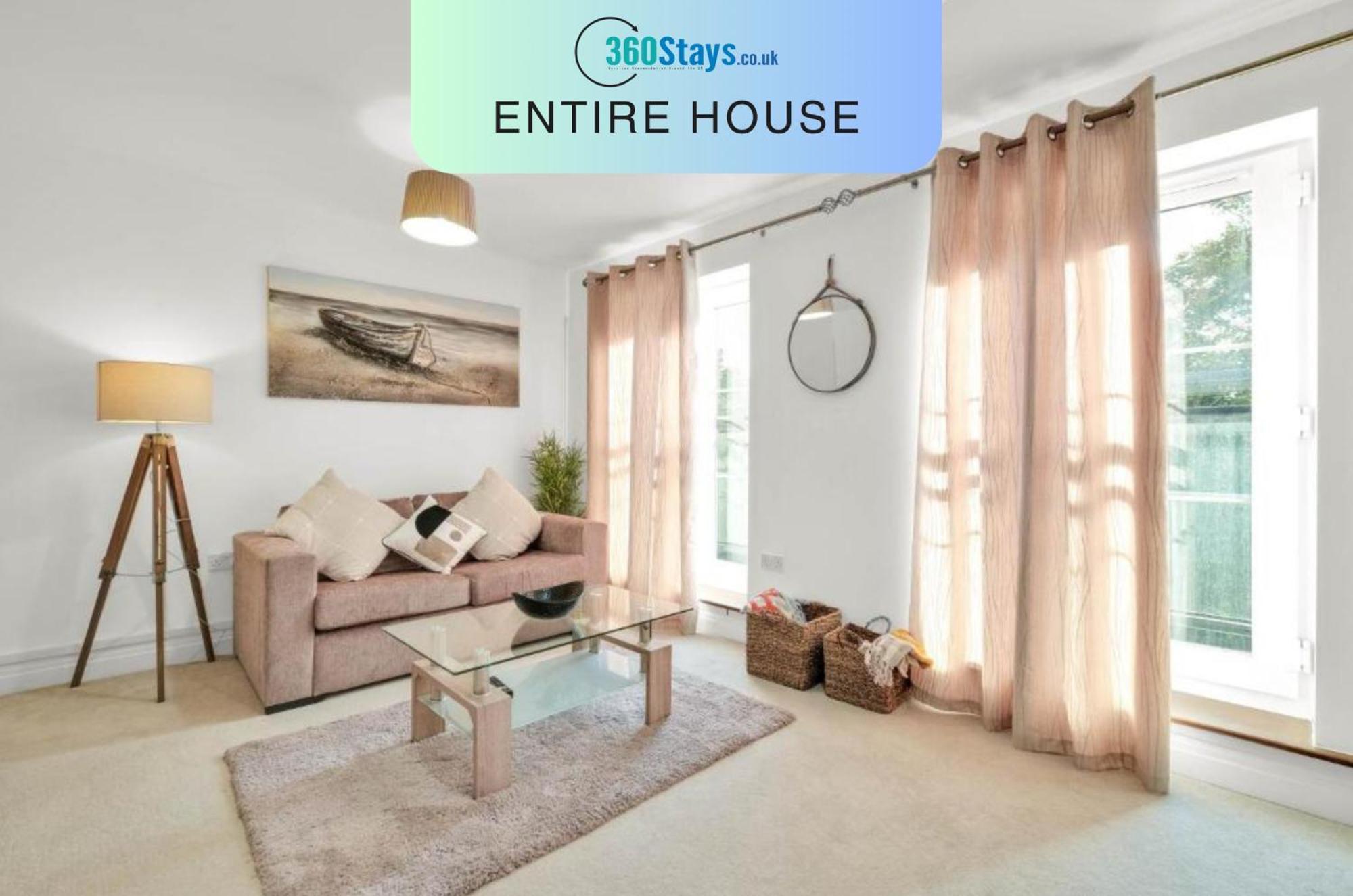 Foxherne 5Bdr 3Ba Serviced House With Parking - Slough By 360Stays Eksteriør billede